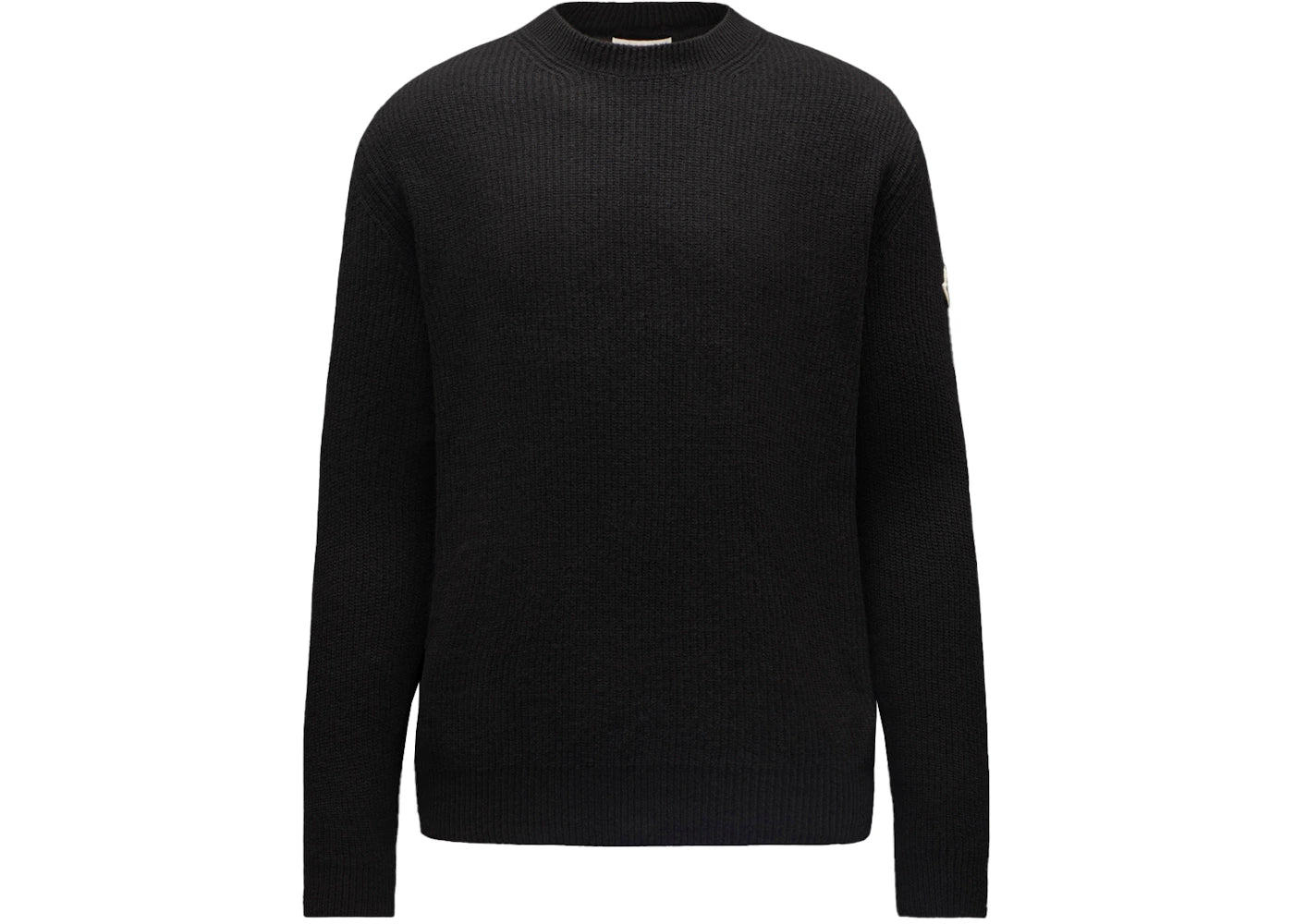 Moncler Wool and Cashmere Knit Sweater Black