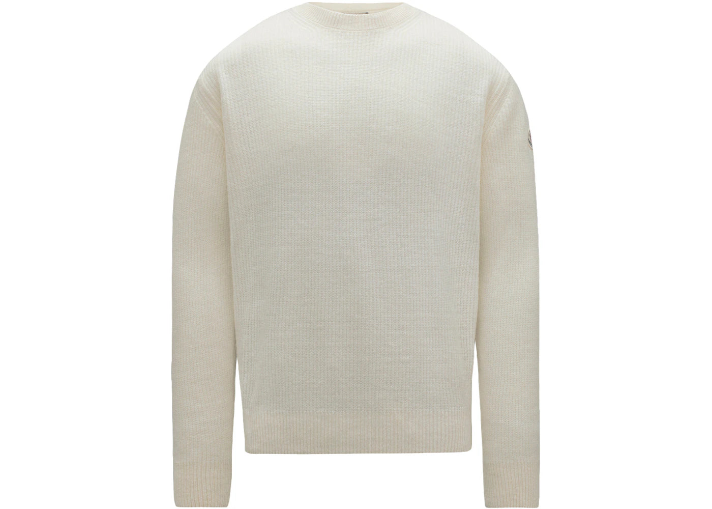 Moncler Wool and Cashmere Knit Sweater Off White