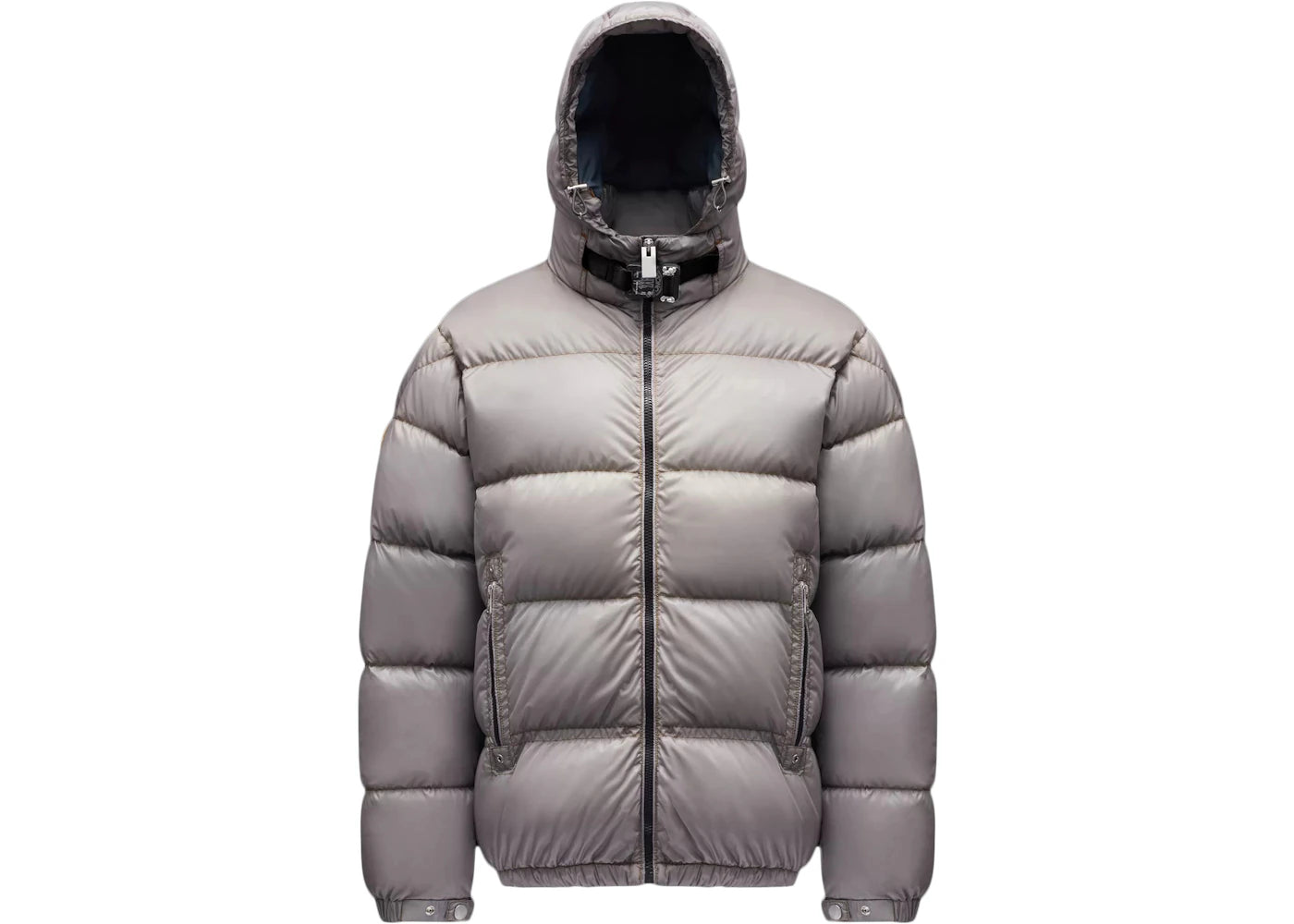 Moncler x 1017 ALYX 9SM Almondy Down Jacket Shiny Grey