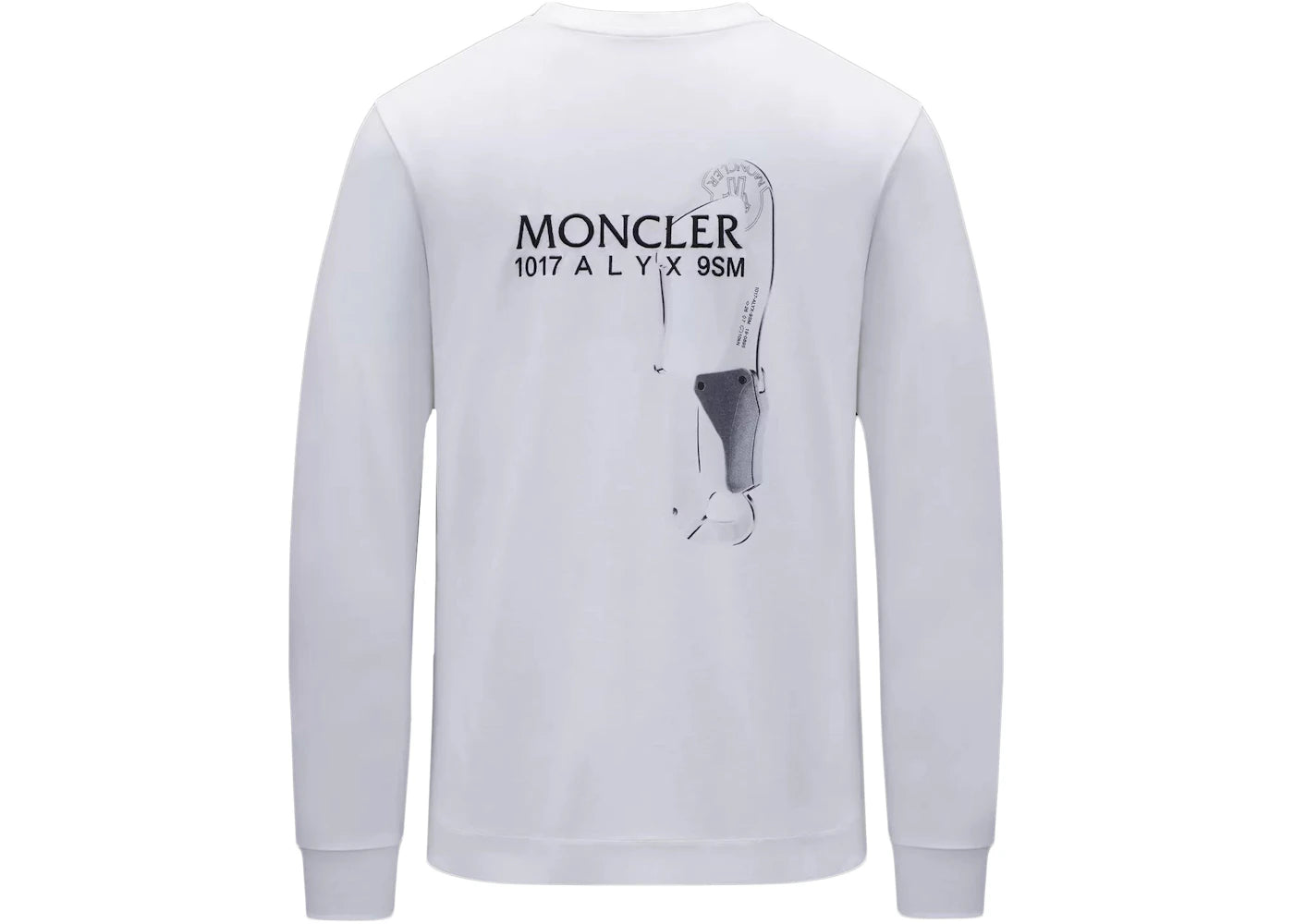 Moncler x 1017 ALYX 9SM L/S T-shirt White