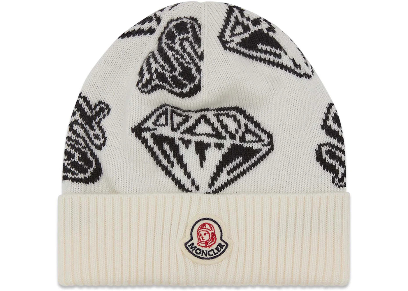 Moncler x Billionaire Boys Club Wool Jacquard Beanie Diamond & Dollar