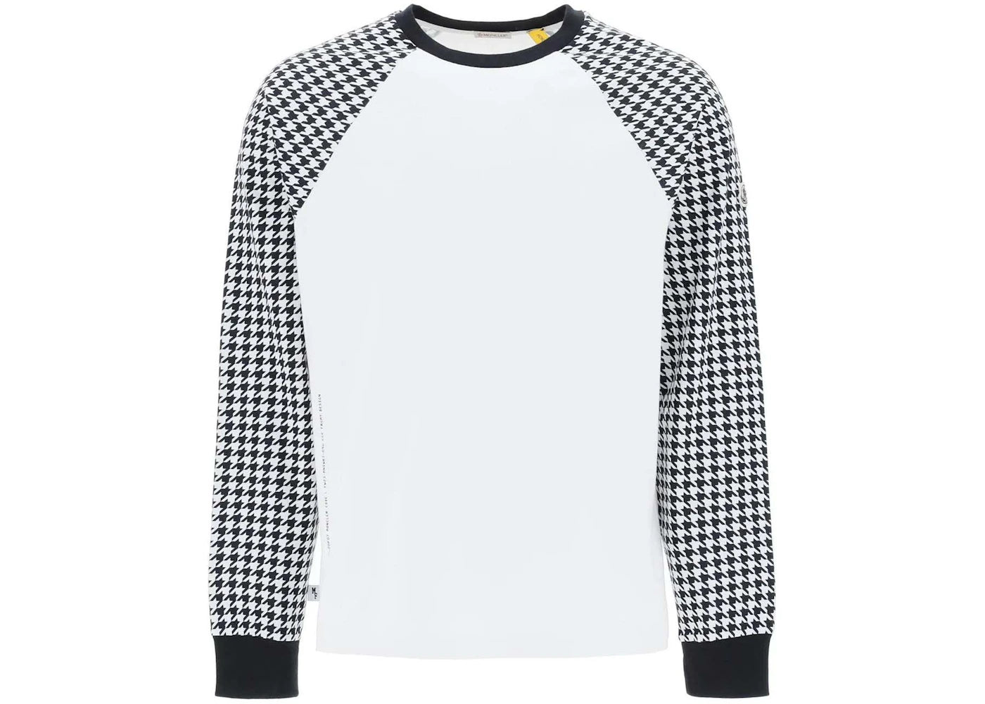 Moncler x Fragment Hiroshi Fujiwara Houndstooth Longsleeve White/Black