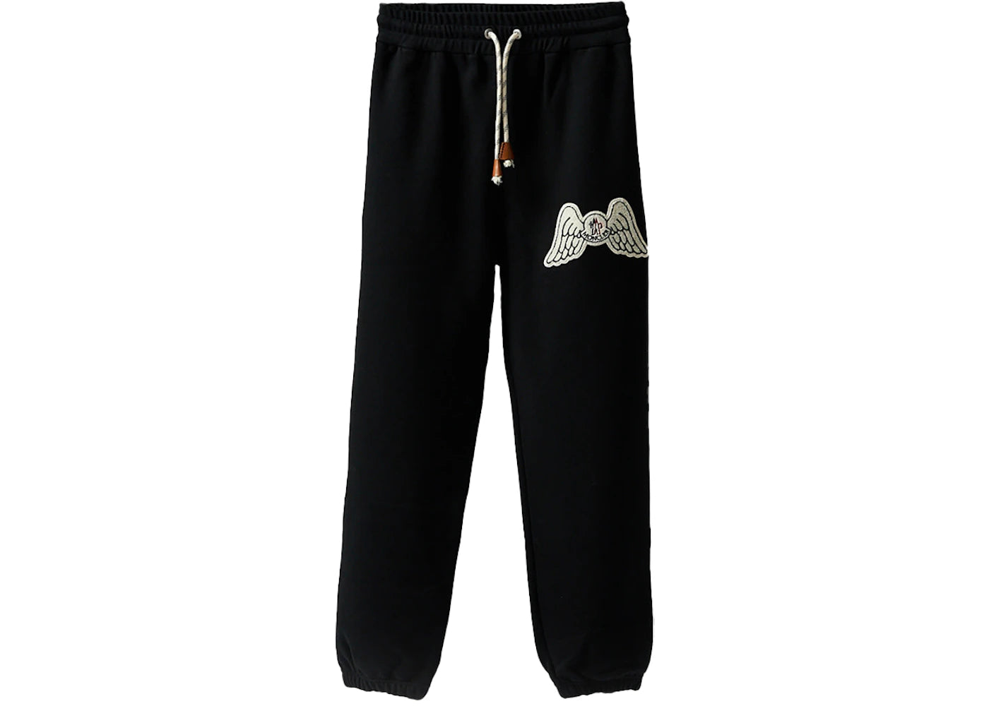 Moncler x Palm Angels Anels Wing Logo Sweatpants Black White