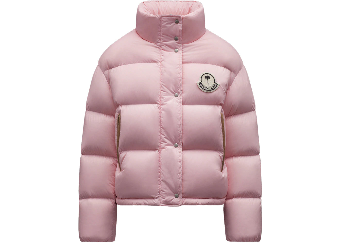 Moncler x Palm Angels Antora Short Down Jacket Light Pink