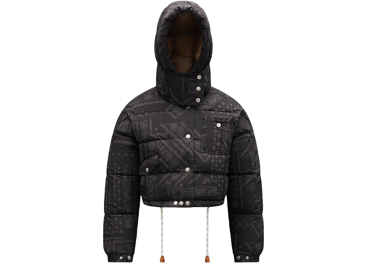 Moncler x Palm Angels Casmalia Short Down Jacket Black