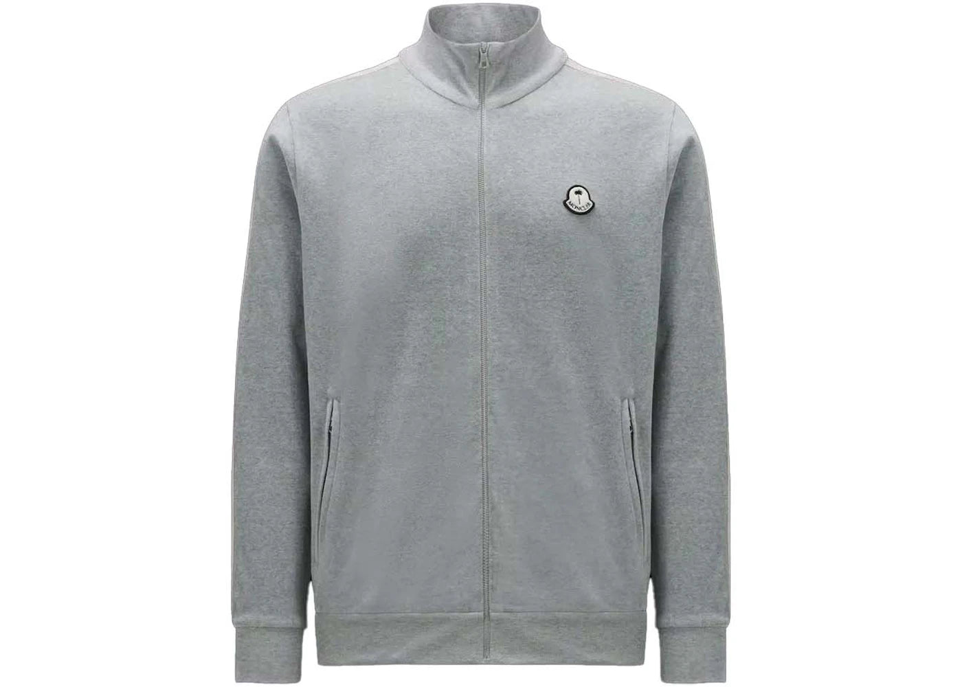 Moncler x Palm Angels Chenille Zip-Up Sweatshirt Grey