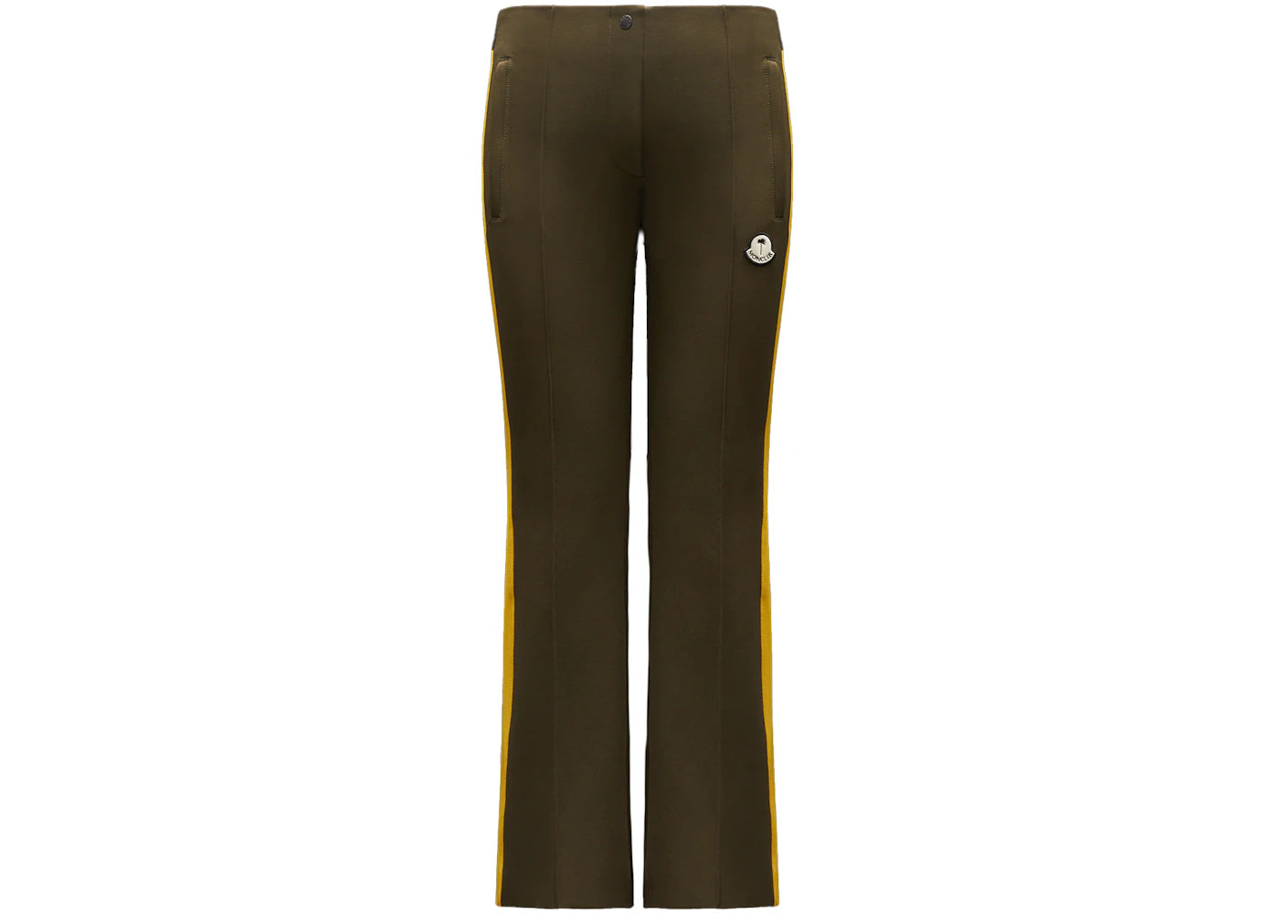 Moncler x Palm Angels Flared Gabardine Trousers Army Green