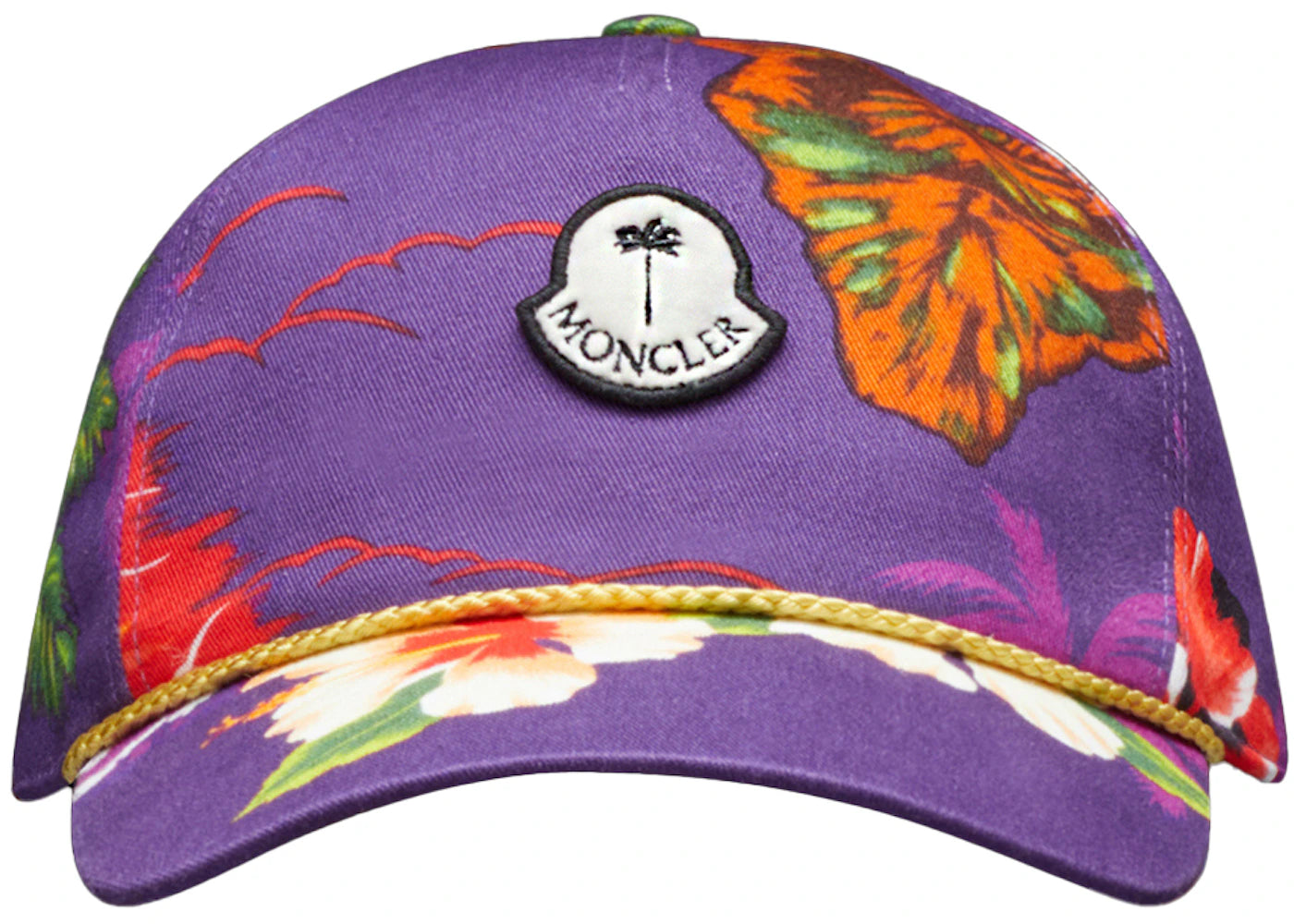 Moncler x Palm Angels Hawaii Cap Purple Multi Print