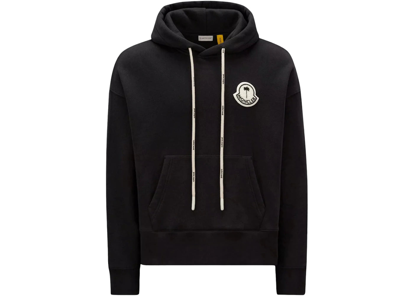 Moncler x Palm Angels Logo Hoodie Black