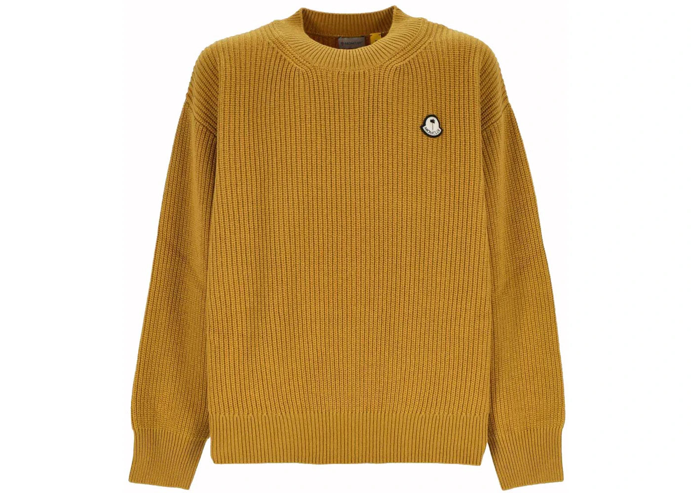 Moncler x Palm Angels Logo Patch Crewneck Jumper Orange