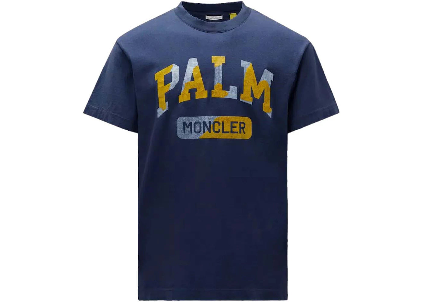 Moncler x Palm Angels Logo T-Shirt Navy Blue