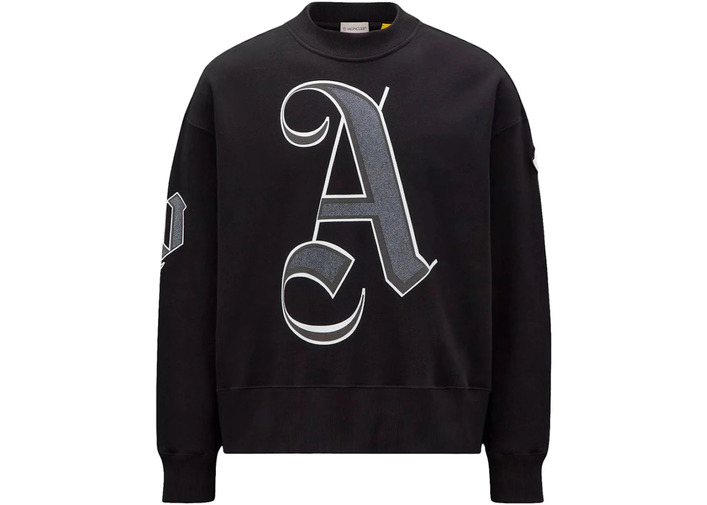 Moncler x Palm Angels Monogram Sweatshirt Black