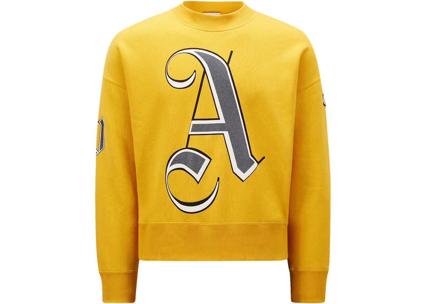 Moncler x Palm Angels Monogram Sweatshirt Golden Yellow