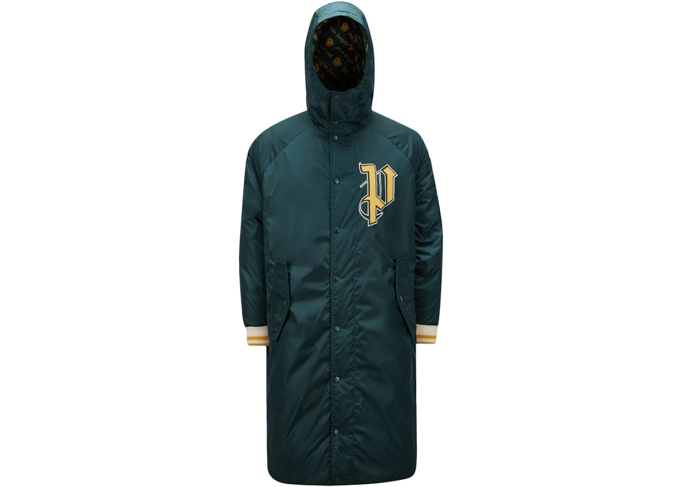 Moncler x Palm Angels Morenz Long Down Jacket Dark Green