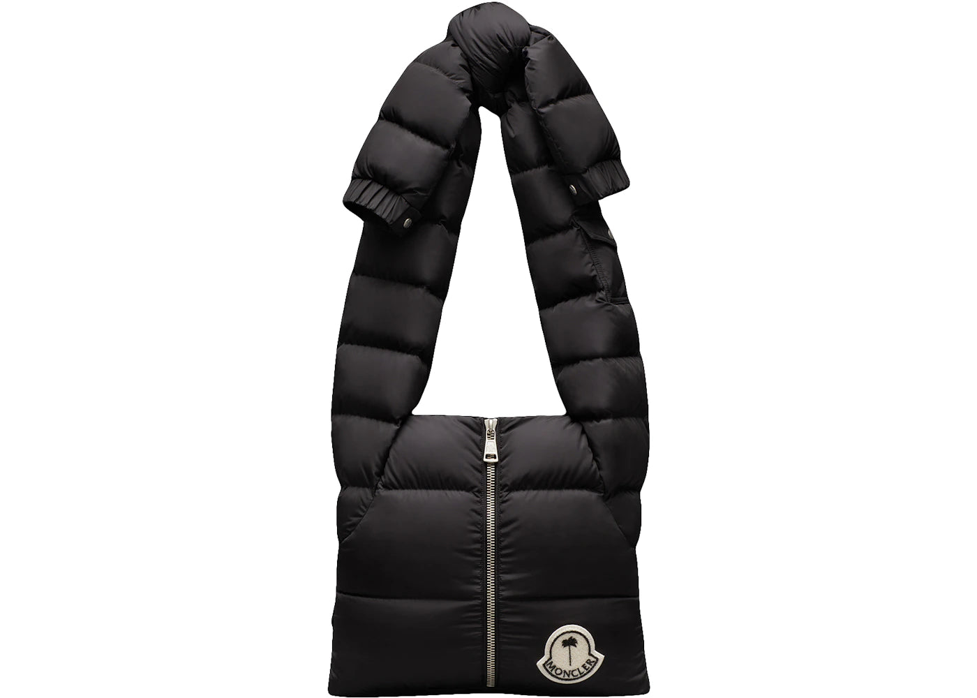 Moncler x Palm Angels Quilted Nylon Shoulder Bag Black