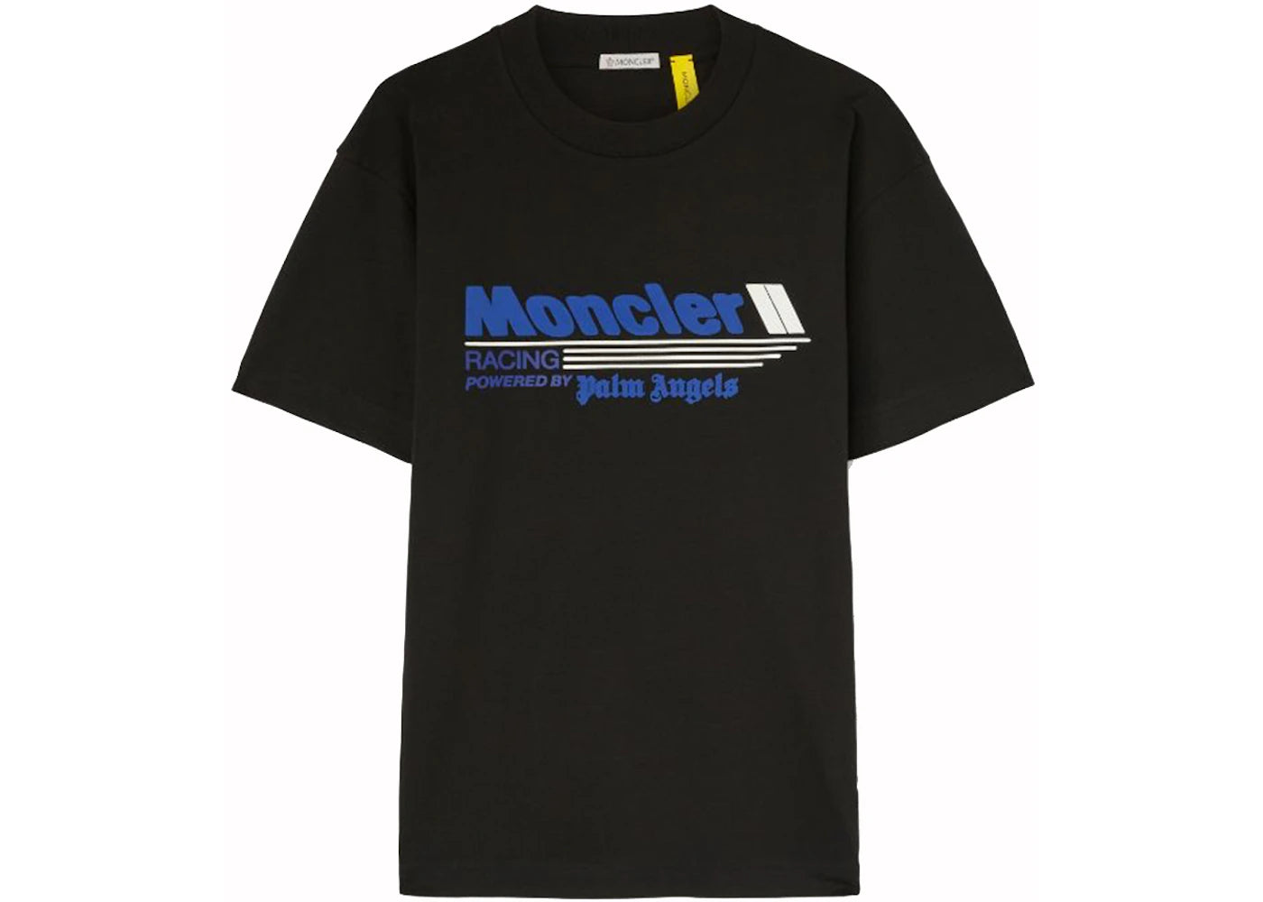 Moncler x Palm Angels Racing T-Shirt Black/Blue
