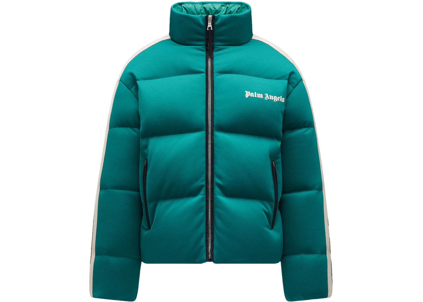 Moncler x Palm Angels Rodman Short Down Jacket Bright Green White