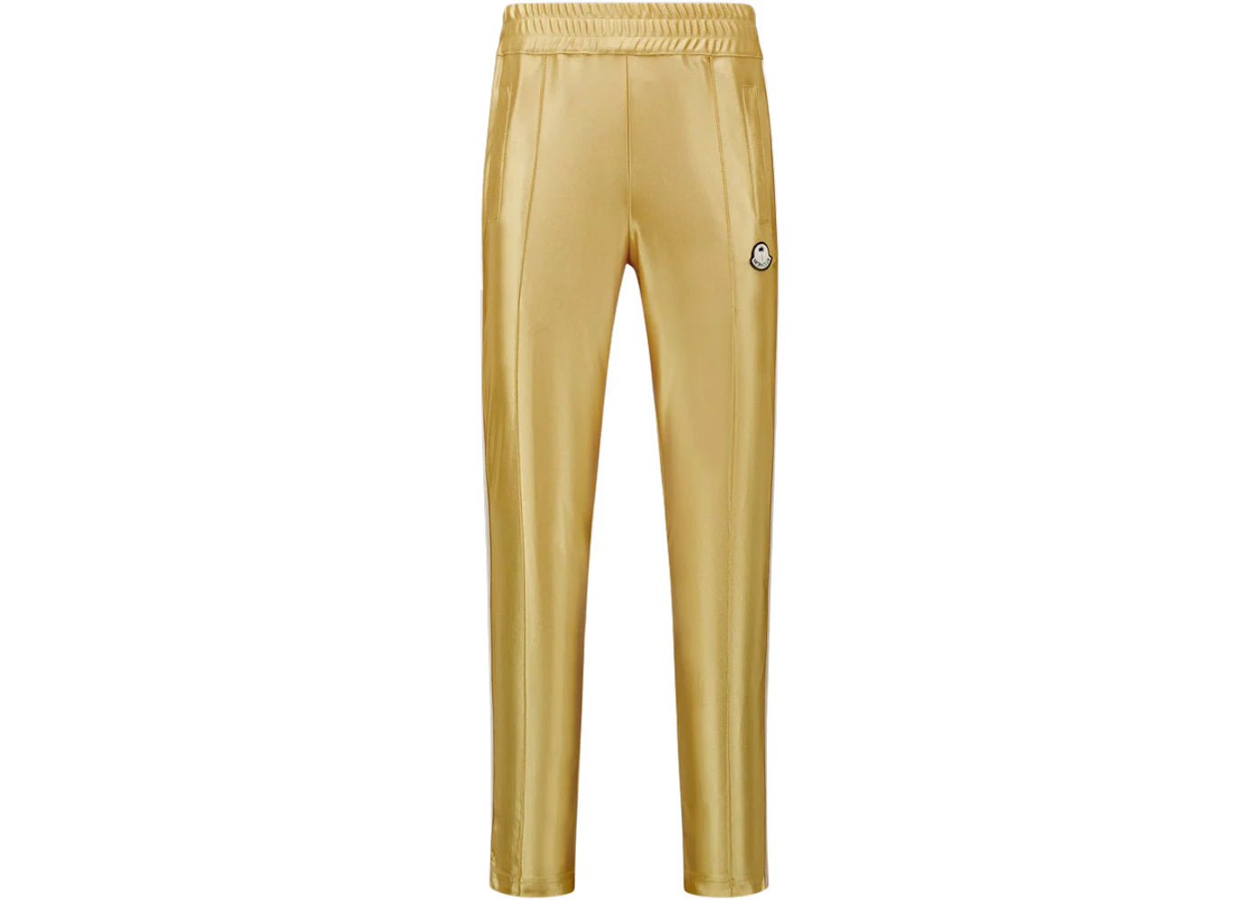 Moncler x Palm Angels Shiny Sweatpants Golden Yellow