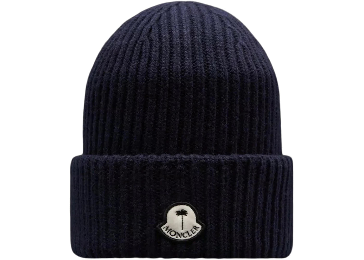 Moncler x Palm Angels Wool Beanie Navy Blue