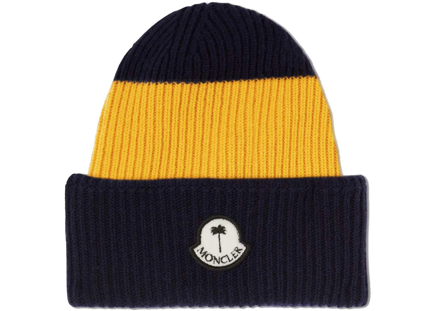 Moncler x Palm Angels Wool Beanie Yellow/Blue