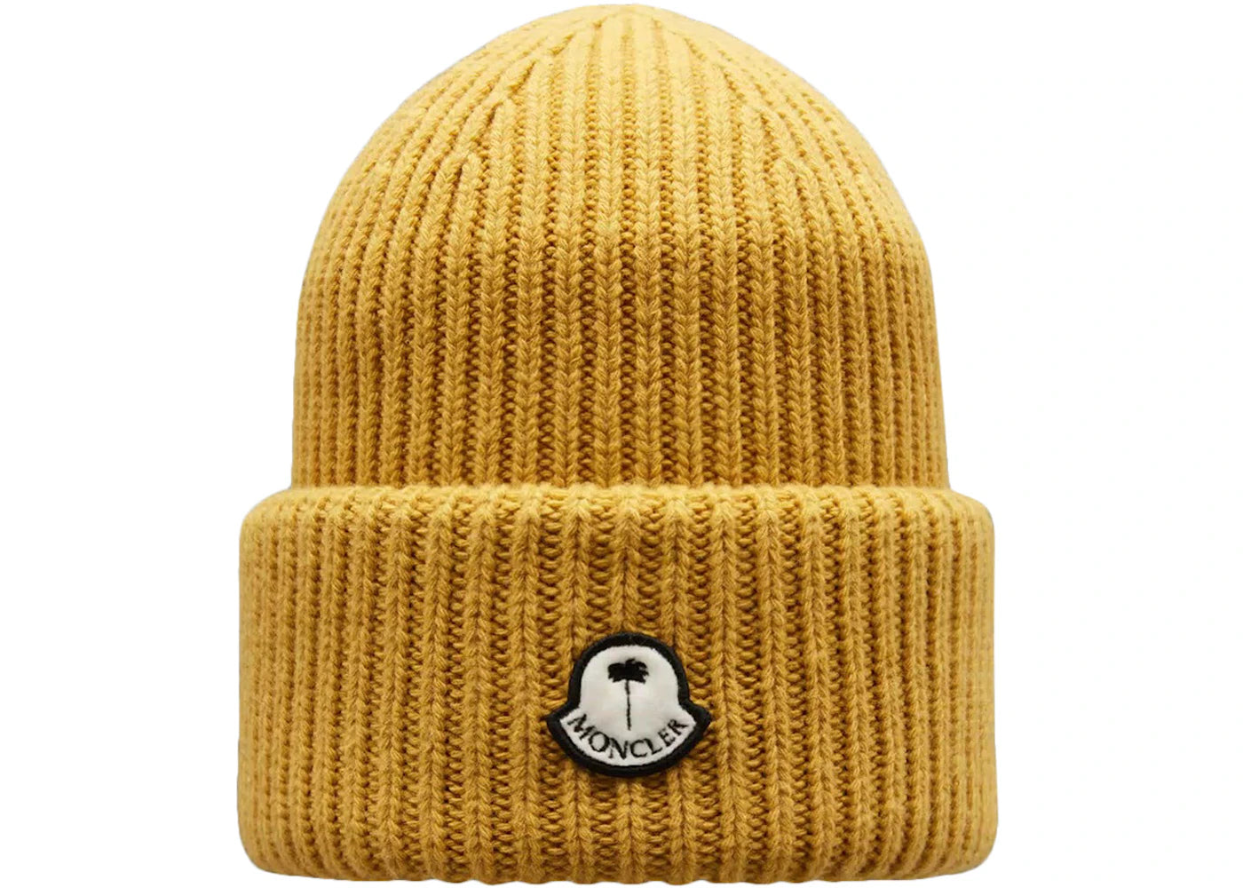 Moncler x Palm Angels Wool Beanie Yellow