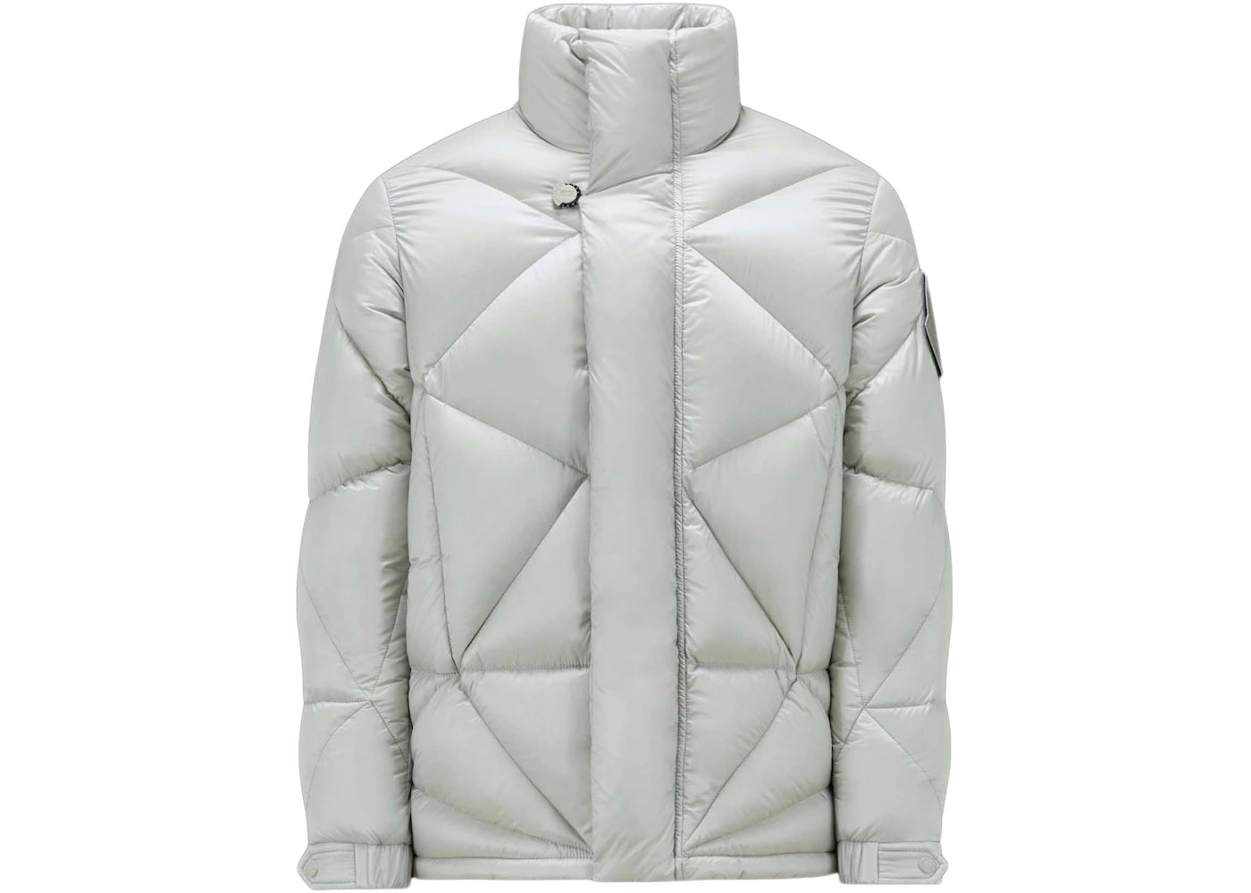 Moncler x Pharrell Oak Short Down Jacket Light Grey