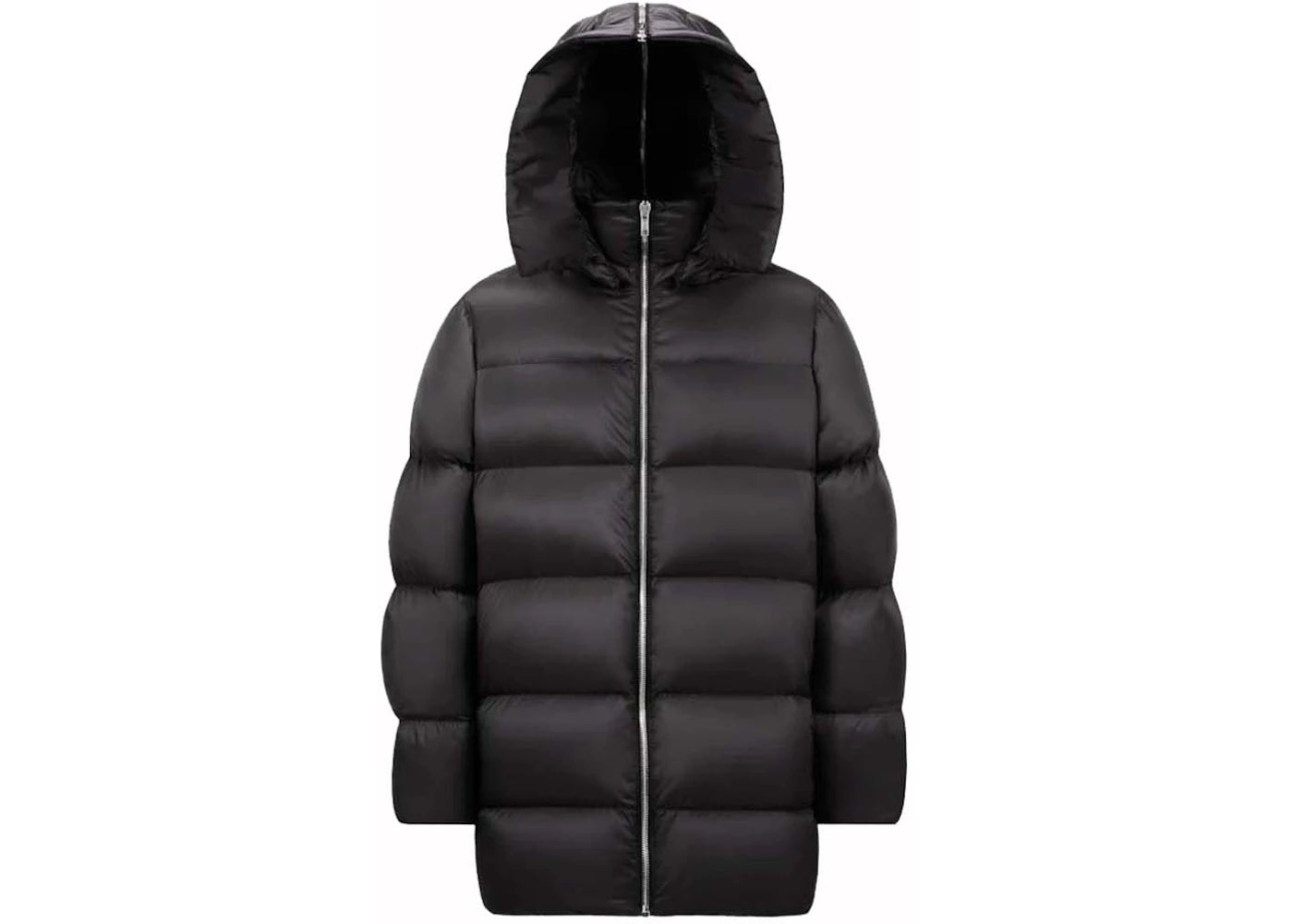 Moncler x Rick Owens Cyclopic Hooded Long Down Jacket Black
