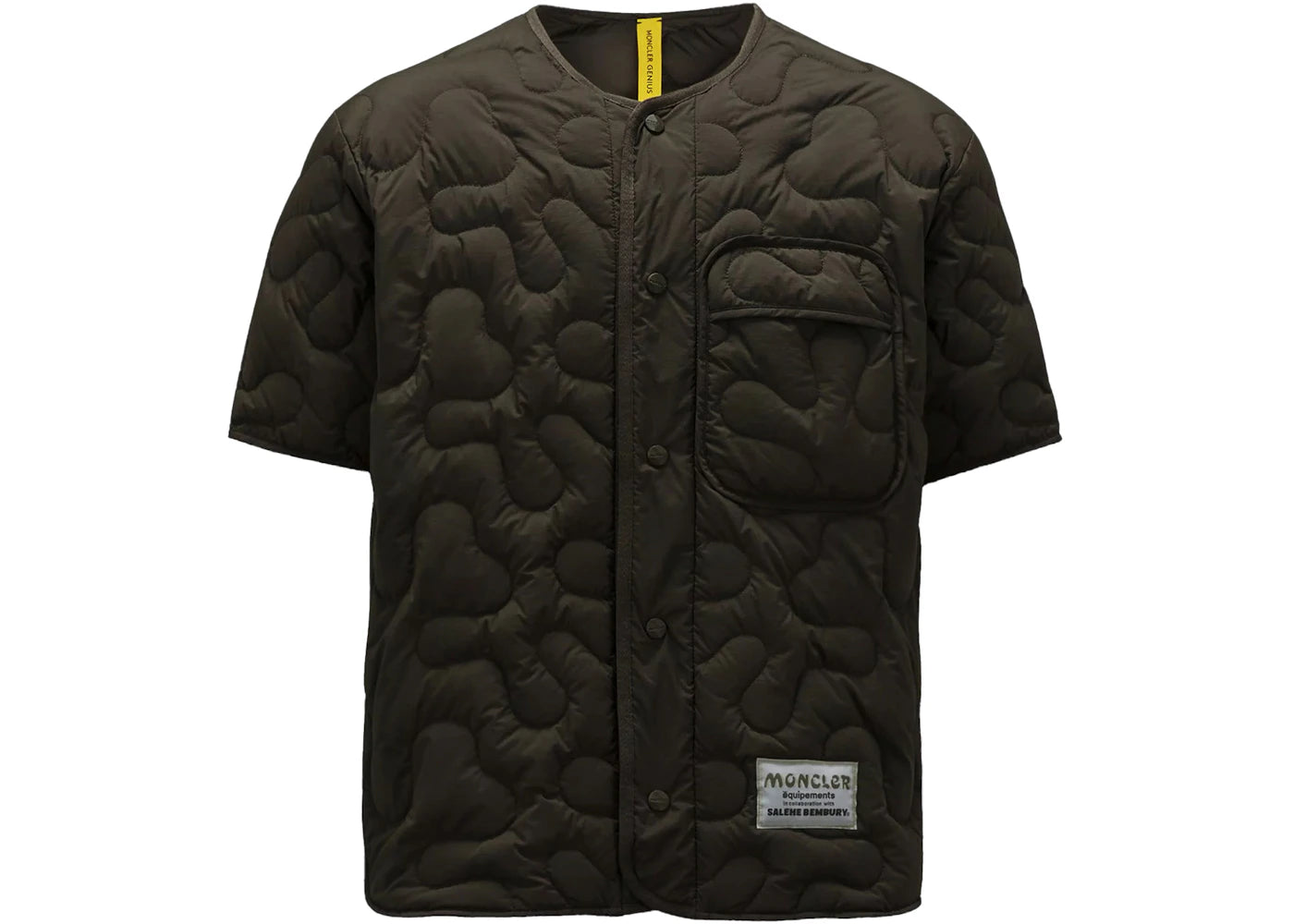 Moncler x Salehe Bembury Padded Shirt Dark Green