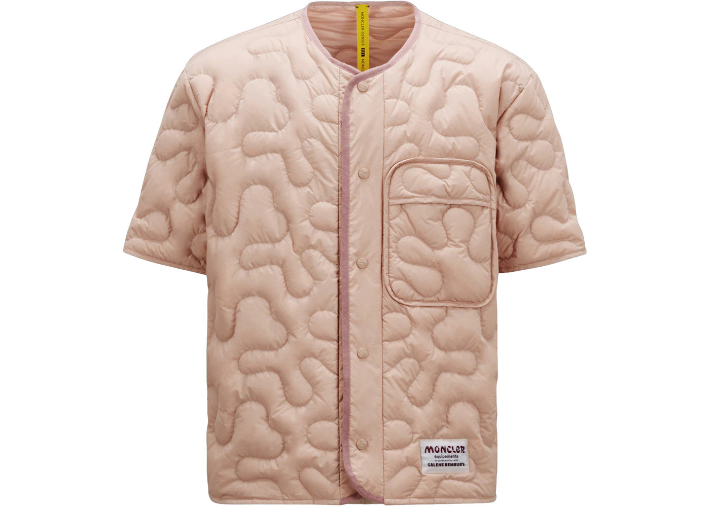 Moncler x Salehe Bembury Padded Shirt Powder Pink