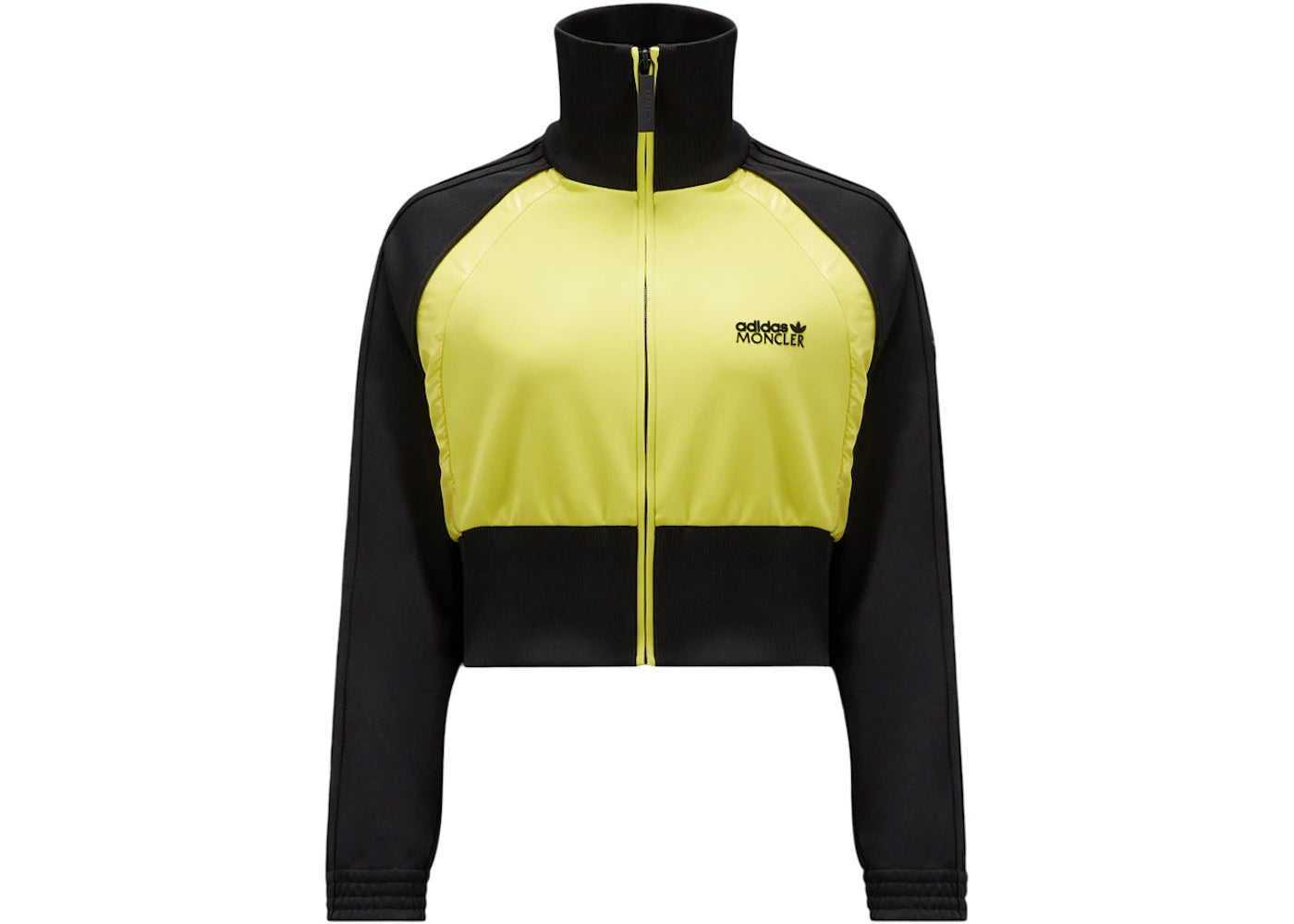 Moncler x adidas Originals Acetate Zip-Up Sweatshirt Black & Yellow