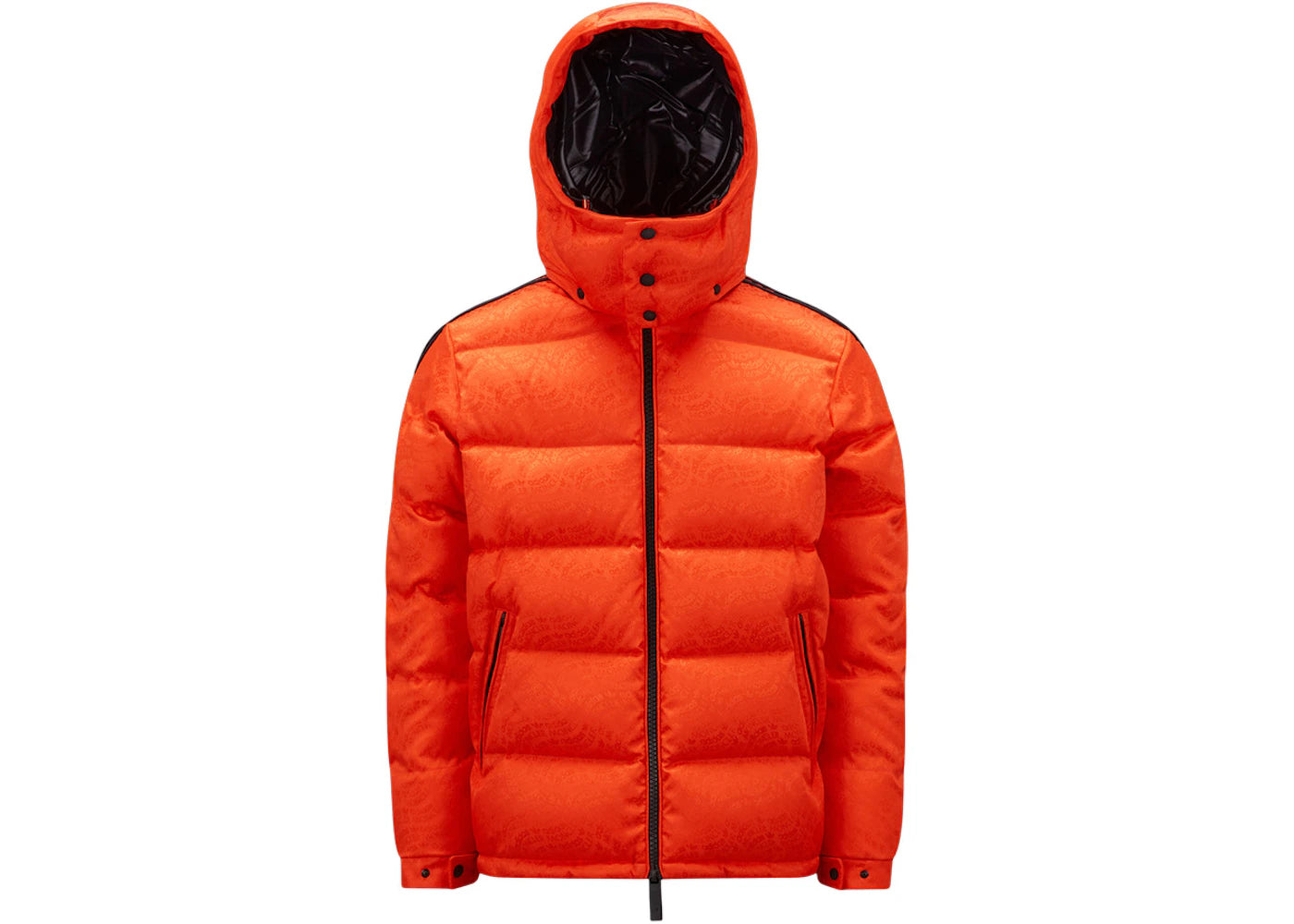 Moncler x adidas Originals Alpbach Short Down Jacket Orange