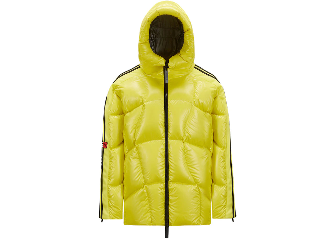 Moncler x adidas Originals Beiser Short Down Jacket Bright Yellow