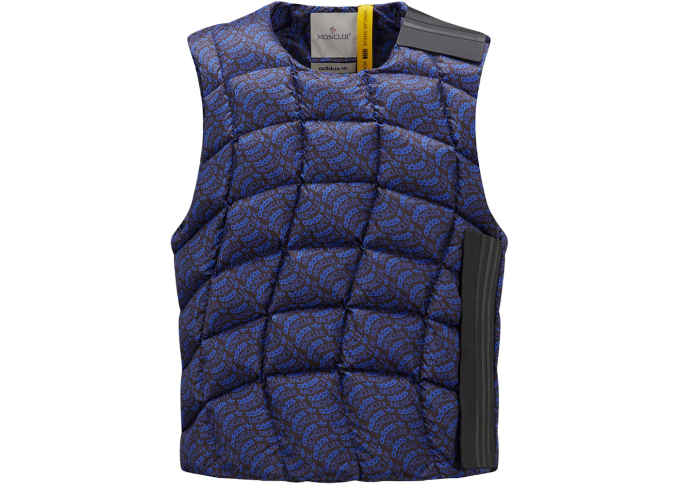 Moncler x adidas Originals Berthod Down Vest Black & Blue