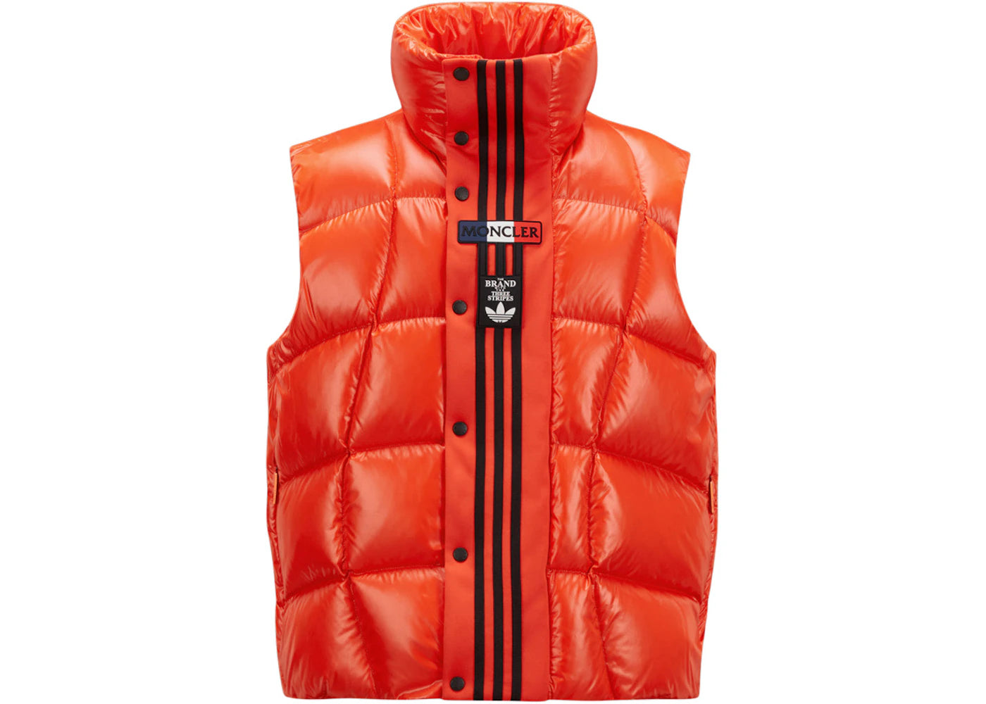 Moncler x adidas Originals Bozon Down Vest Orange