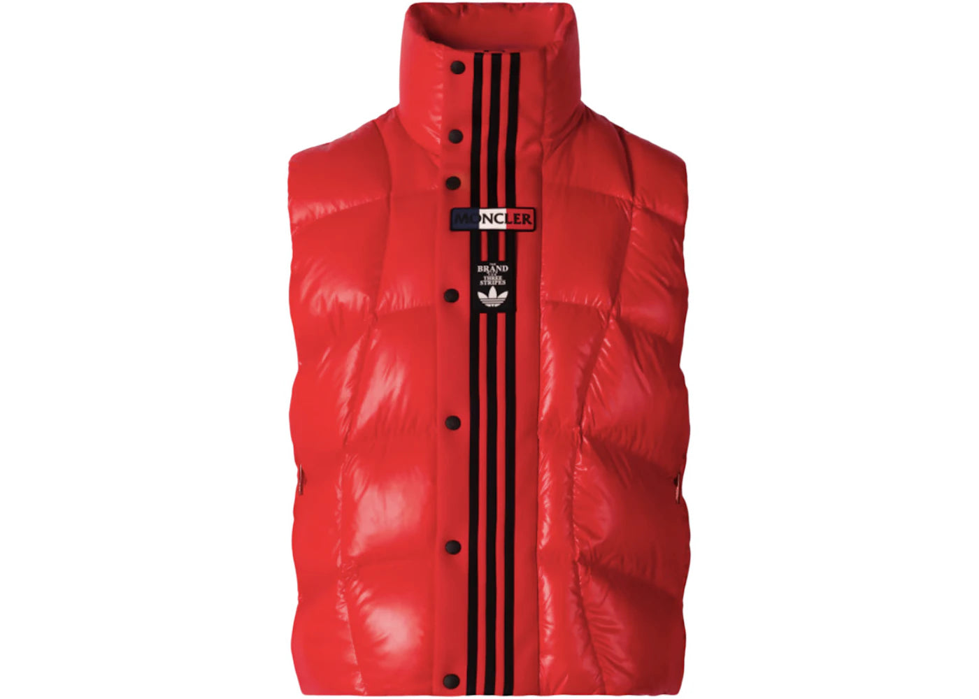 Moncler x adidas Originals Bozon Down Vest Solar Red