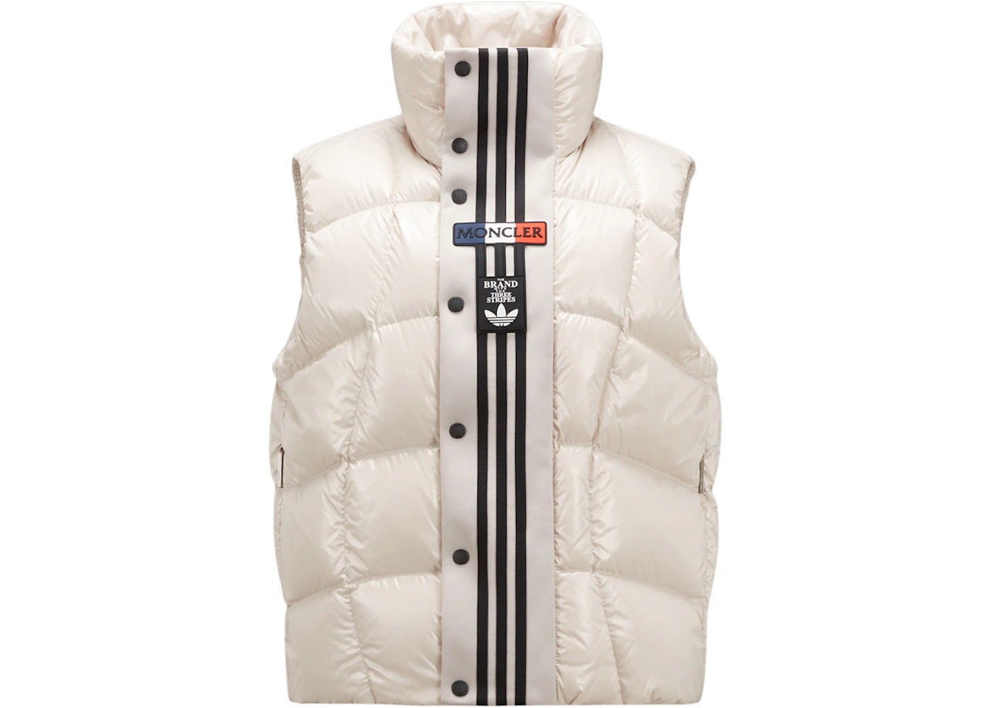 Moncler x adidas Originals Bozon Down Vest White