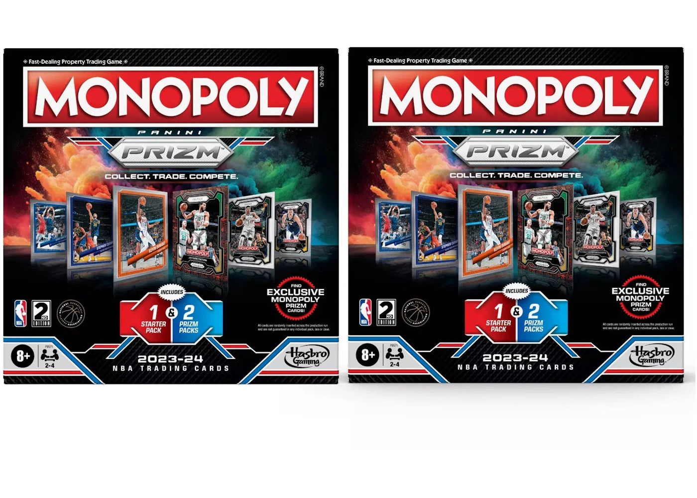 Monopoly Prizim NBA 2nd Edition Board Game 2x Lot