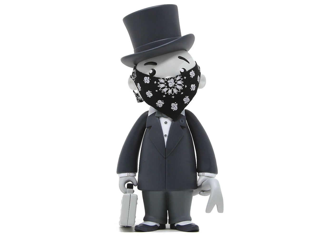 Monopoly x Switch x Bait Mr. Pennybags Vinyl Figure Grey