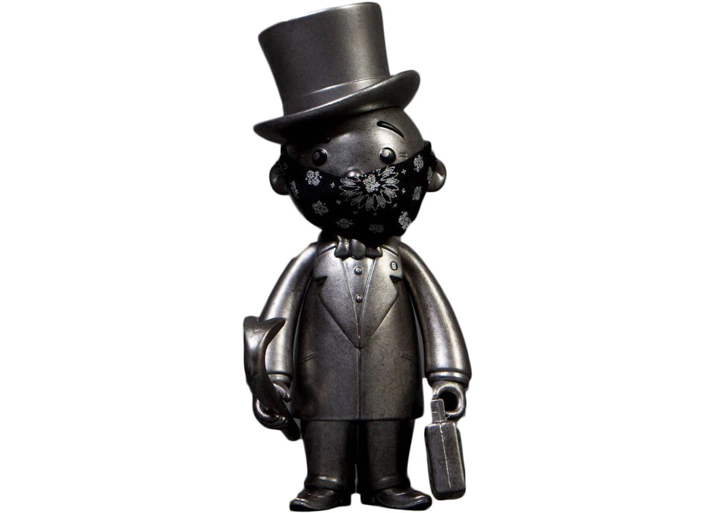 Monopoly x Switch x Bait Mr. Pennybags Vinyl Figure Silver
