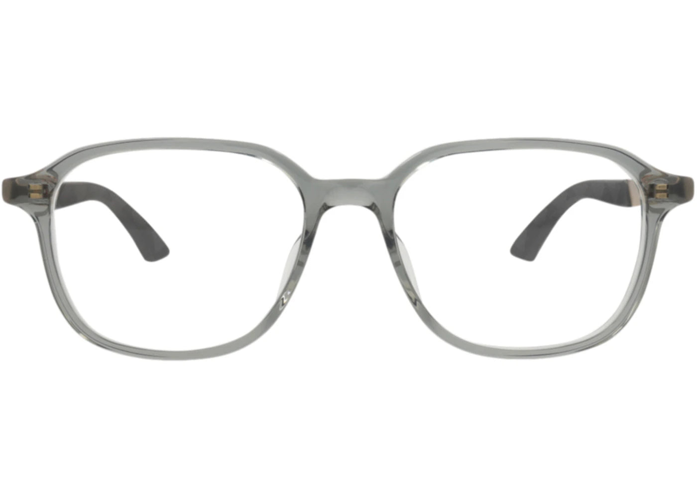 Montblanc Round-Frame Recycled Acetate Optical Frames Grey Gold Transparent (MB0335OA-30015020-004)