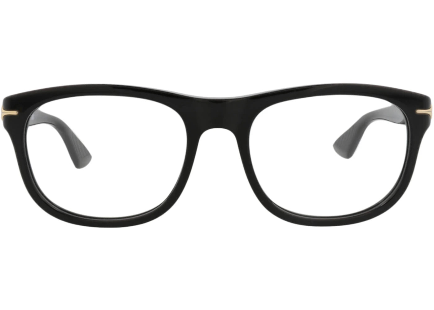 Montblanc Square-Frame Recycled Acetate Optical Frames Black Black Transparent (MB0306O-30014592-005)