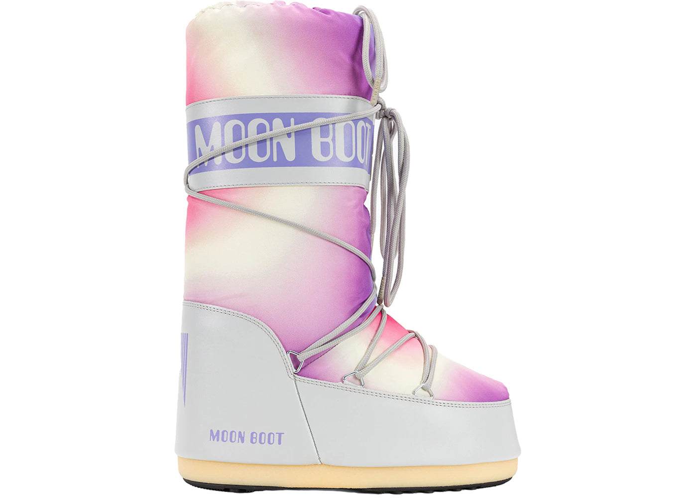 Moon Boot Icon Boot Tie Dye Glacier Grey (Women's)