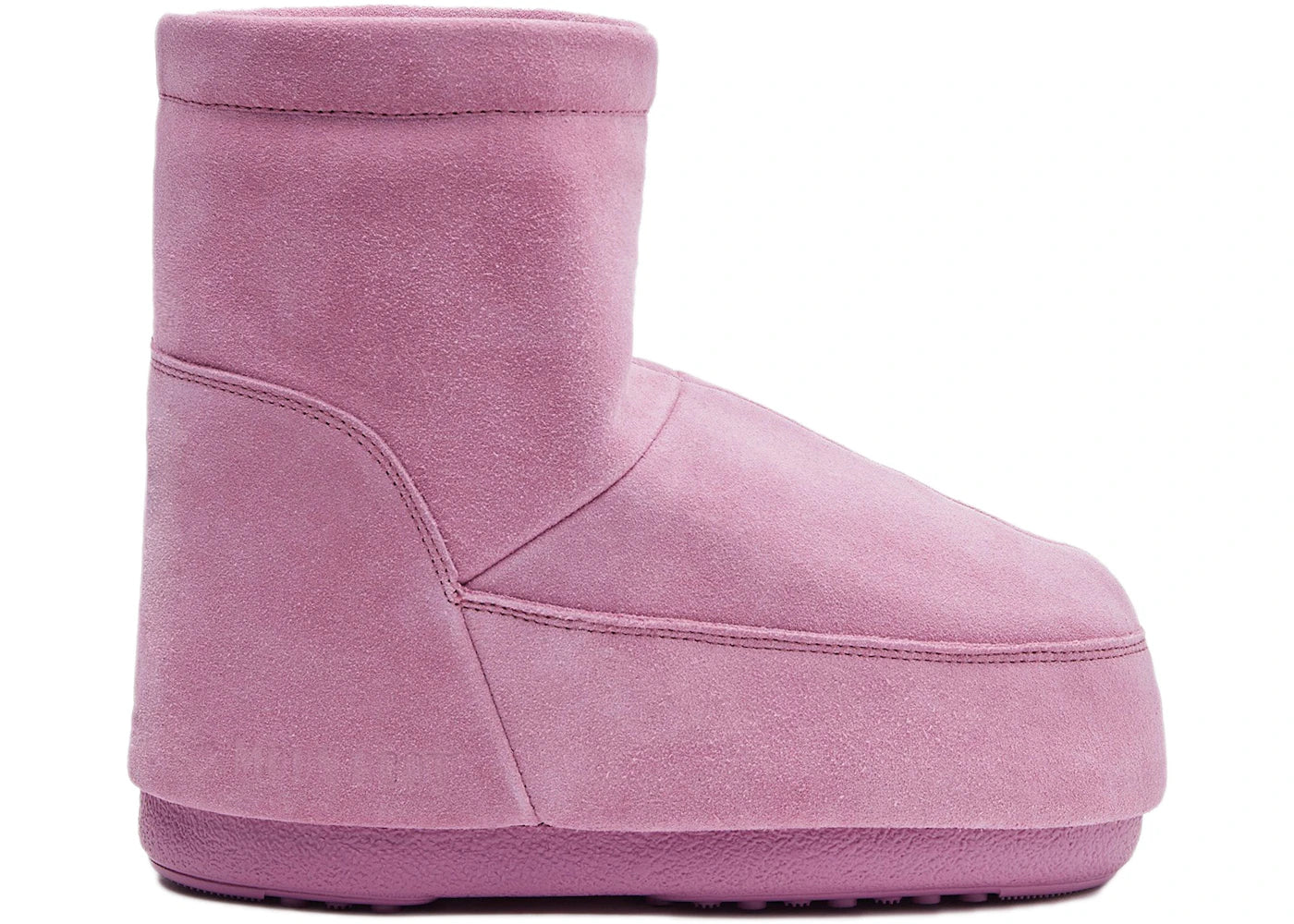 Moon Boot No Lace Suede Boot Pink