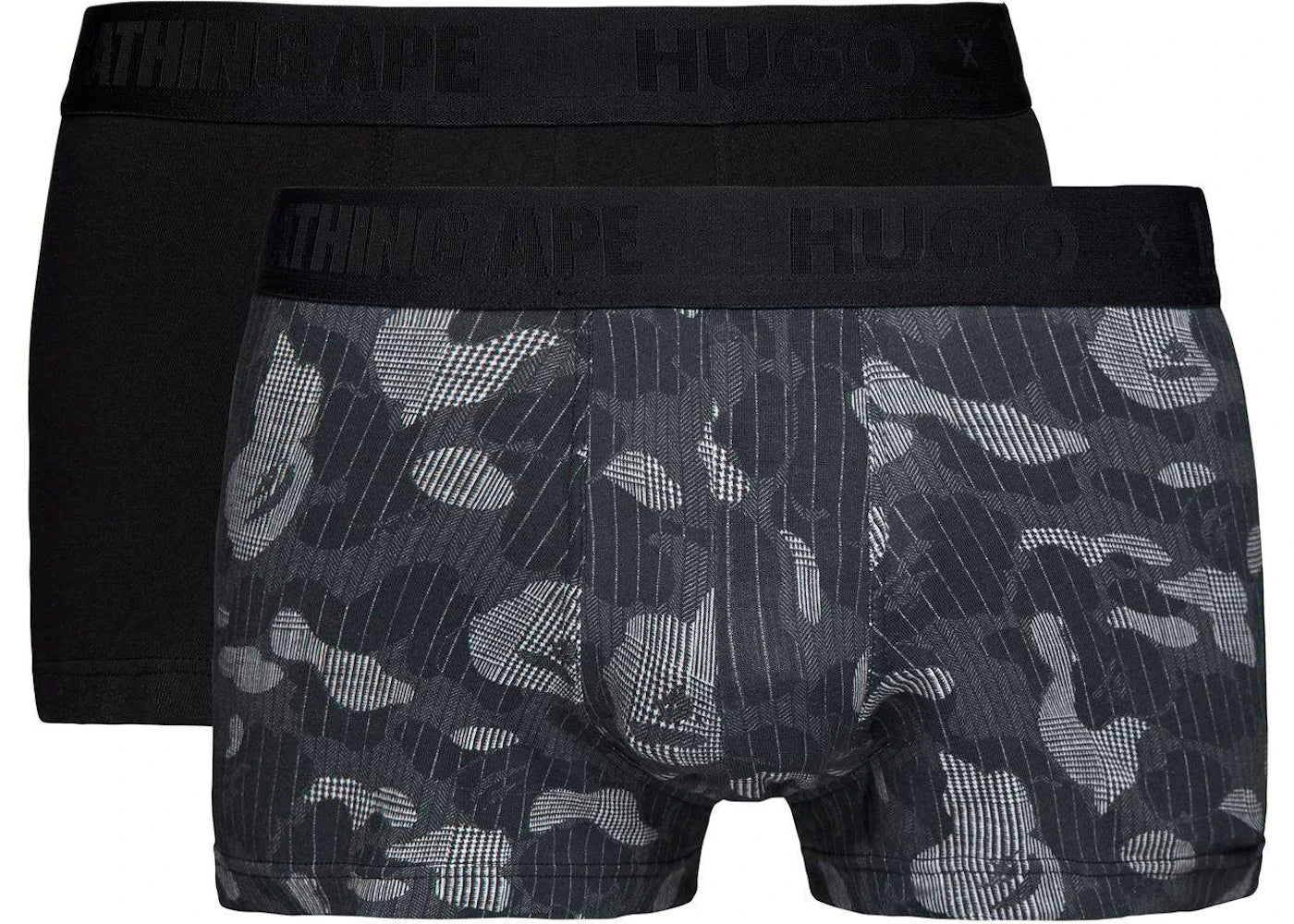 BAPE x Hugo Brother Trunk (Pack of 2) Black
