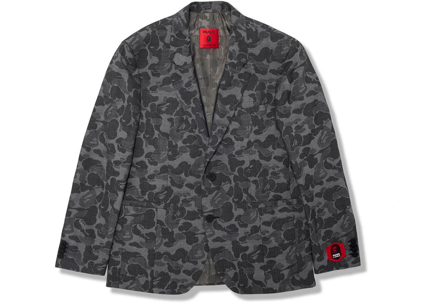 BAPE x Hugo Camo Jacket Black