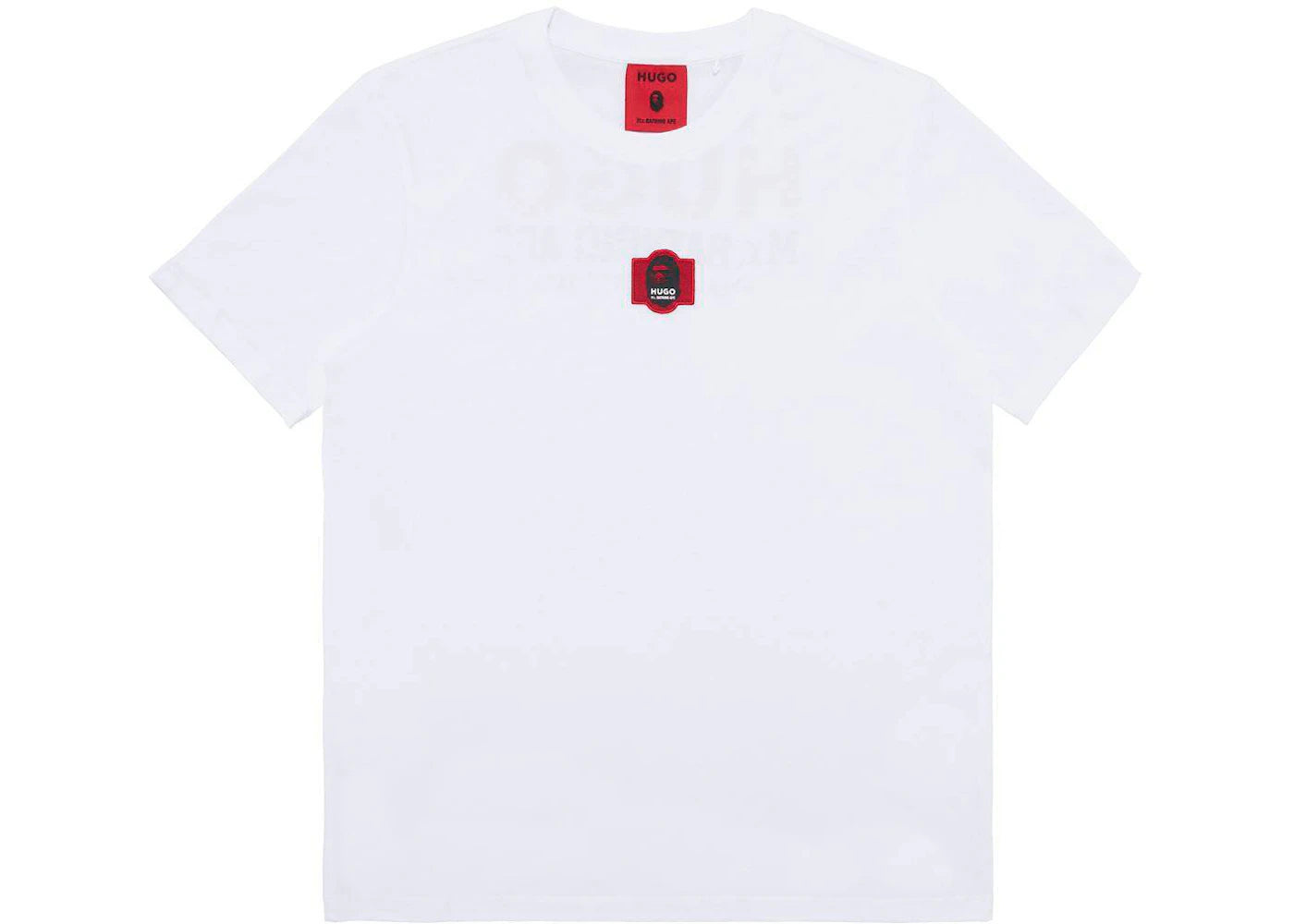 BAPE x Hugo Logo Tee White