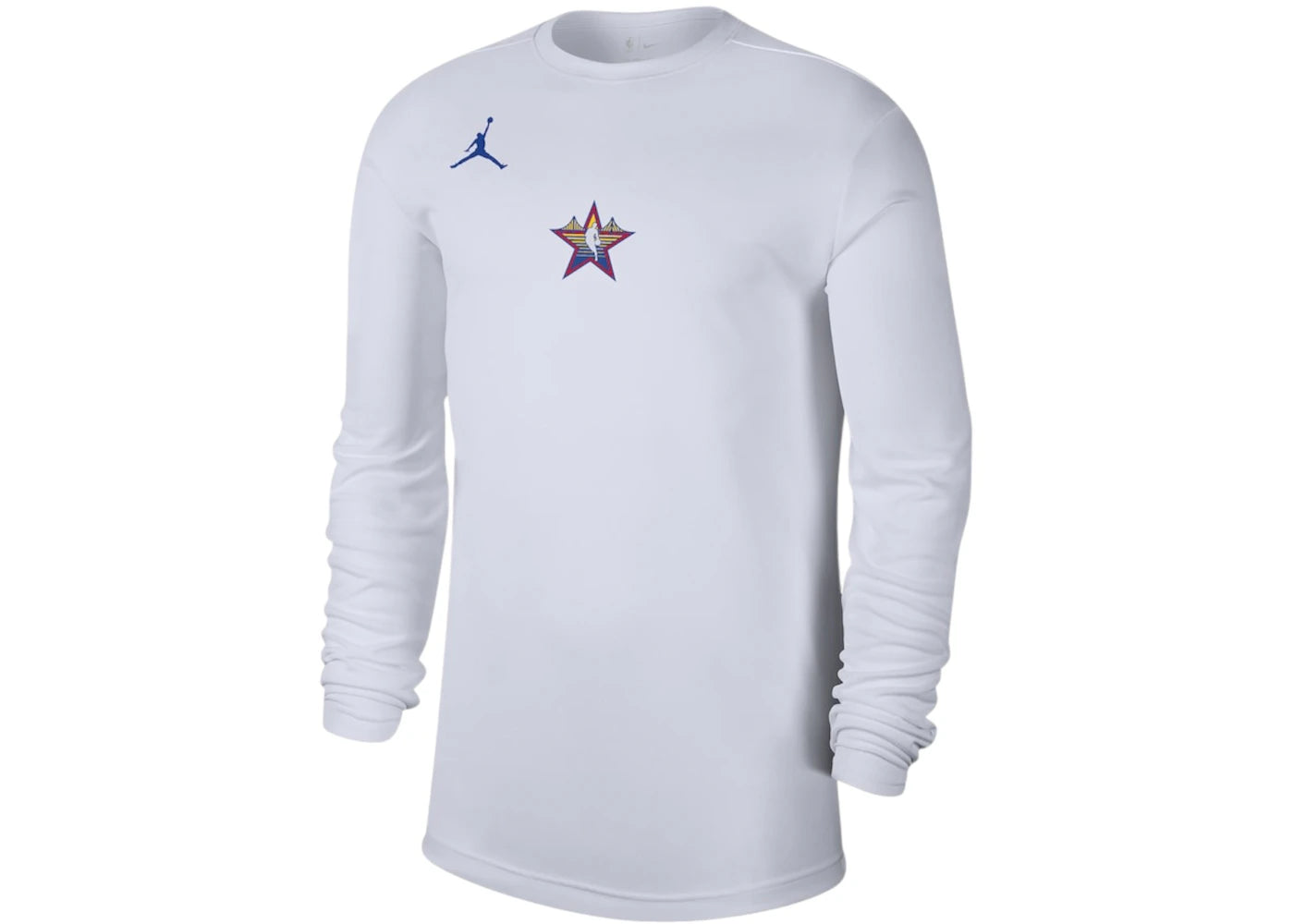 NBA 2025 All-Star Game Jordan Legend Performance Long Sleeve T-shirt White