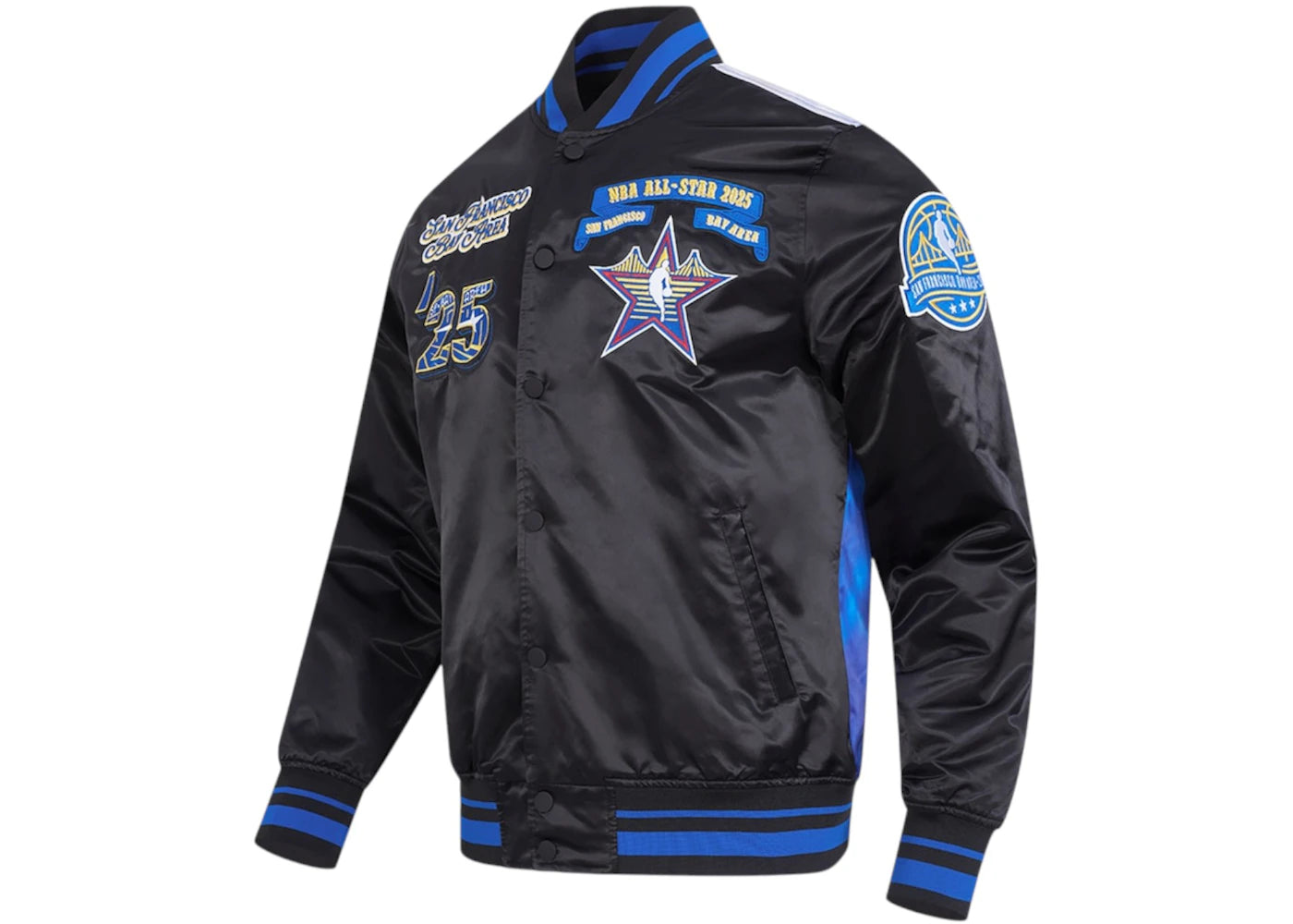 NBA 2025 All-Star Game Pro Standard Satin Jacket Black