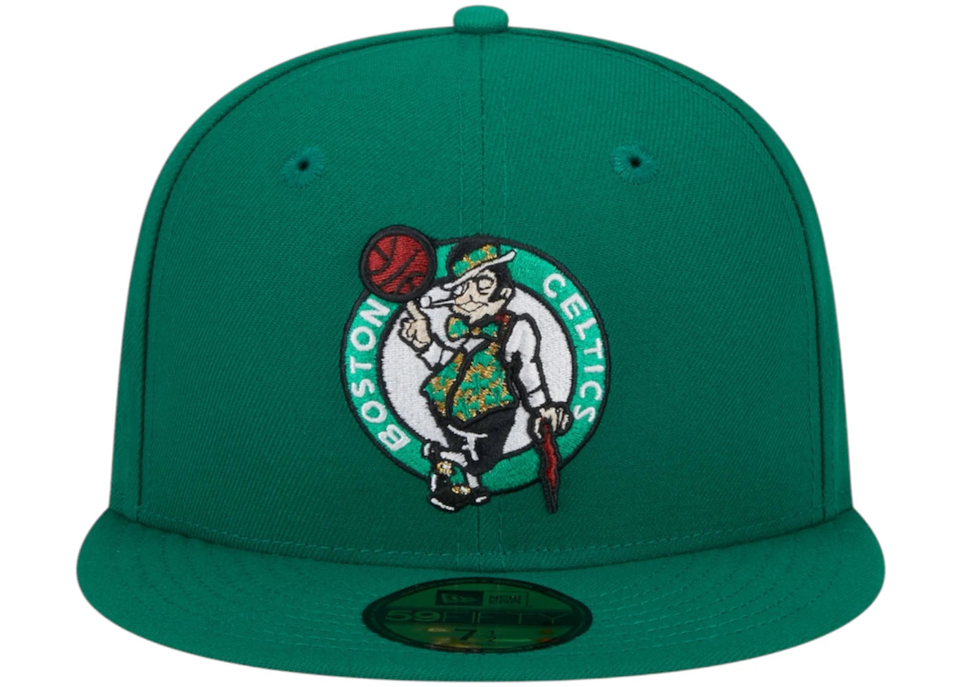 NBA Boston Celtics New Era Rally Drive Side Patch 59Fifty Fitted Hat Kelly Green