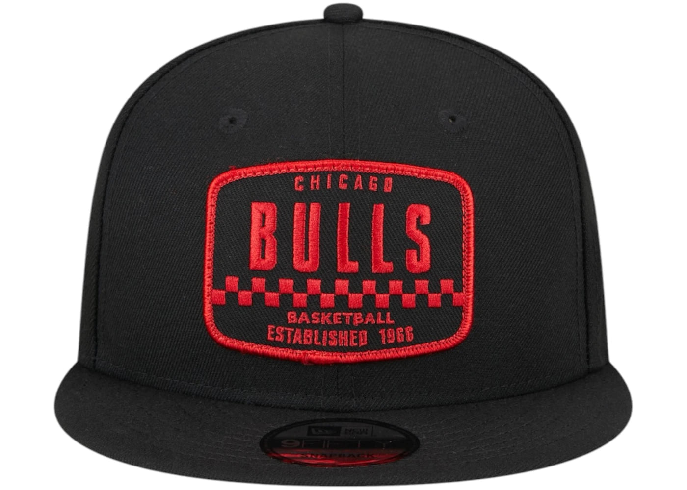 NBA Chicago Bulls New Era Rally Drive Finish Line Patch 9Fifty Snapback Hat Black